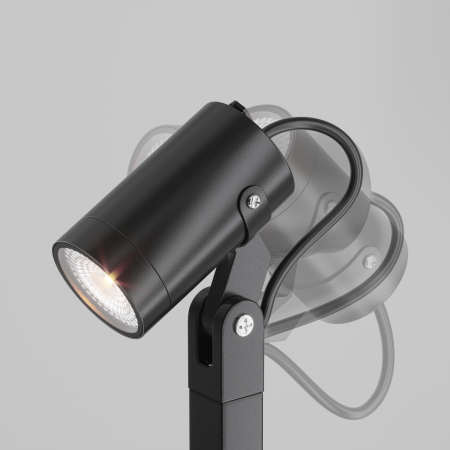 Corp de iluminat peisagistic Scope, Aluminiu și sticlă Negru, 50W, MAYTONI O025FL-01B1 [8]
