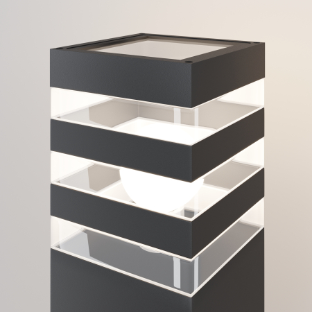Corp de iluminat peisagistic Unter den Linden, Aluminiu Negru, 60W, MAYTONI O578FL-01B [6]