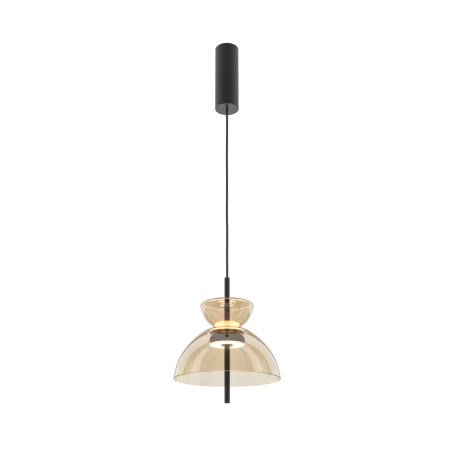Produse - Corp de iluminat suspendat Bangkok, Metal Negru, 12W, MAYTONI MOD185PL-L12CG3K2