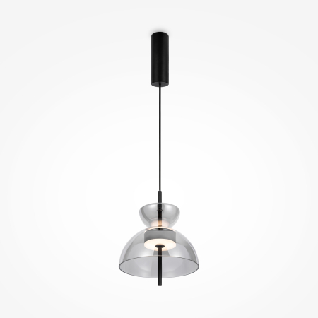 Iluminat - Corp de iluminat suspendat Bangkok, Metal Negru, 12W, MAYTONI MOD185PL-L6B3K5