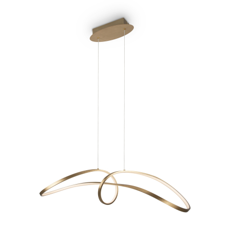 Promotii - Corp de iluminat suspendat CURVE, Aluminiu Auriu, 42W, MAYTONI MOD156PL-L52G4K