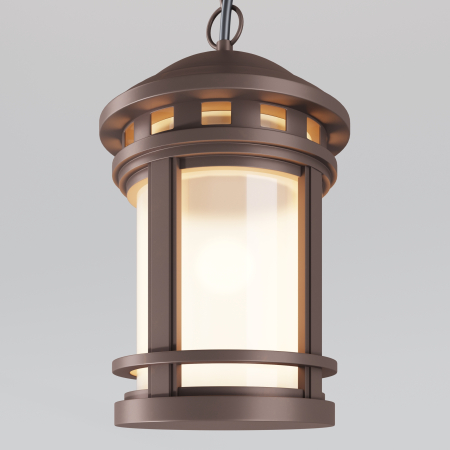 Corp de iluminat suspendat de exterior Salamanca, Aluminiu Maro, 60W, MAYTONI O031PL-01BR [4]