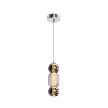 Produse - Corp de iluminat suspendat DROP, Metal Crom, 16W, MAYTONI MOD273PL-L16CH3K