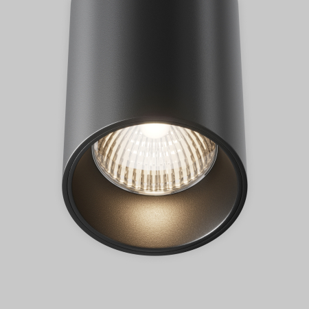 Corp de iluminat suspendat Efir, Aluminiu Negru, 25W, MAYTONI P089PL-25W3K-B [8]