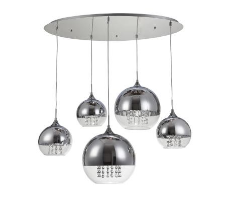 Corp de iluminat suspendat Fermi, Metal Nichel, 60W, MAYTONI P140-PL-170-5-N [7]
