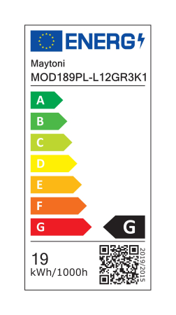 Corp de iluminat suspendat Gerhard, Metal Gri, 19W, MAYTONI MOD189PL-L12GR3K1 [1]