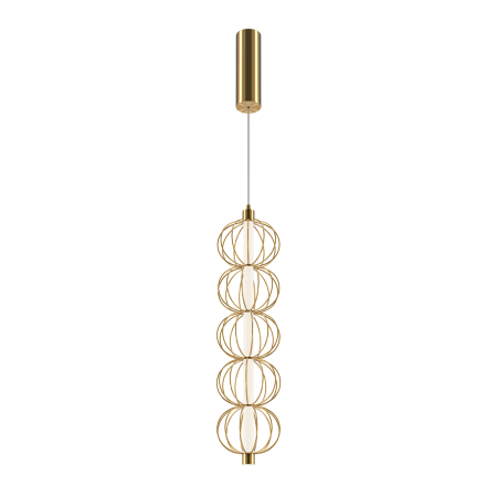 Promotii - Corp de iluminat suspendat Golden Cage, Metal Auriu, 17W, MAYTONI MOD216PL-L10G3K
