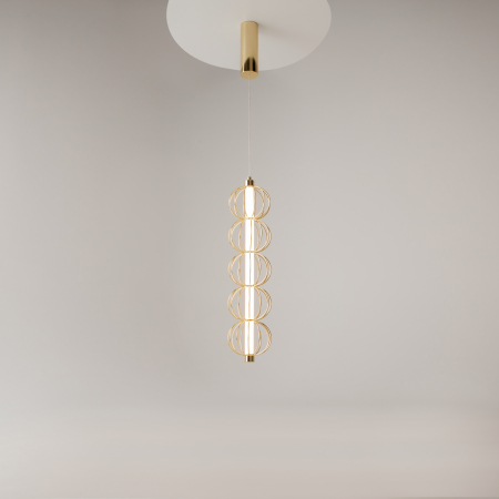 Corp de iluminat suspendat Golden Cage, Metal Auriu, 17W, MAYTONI MOD216PL-L10G3K [2]