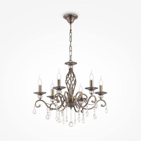 Produse - Corp de iluminat suspendat Grace, Metal Bronz, 60W, MAYTONI RC247-PL-06-R