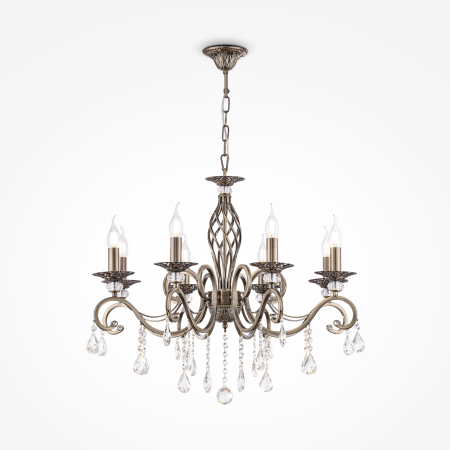 Corp de iluminat suspendat Grace, Metal Bronz, 60W, Maytoni RC247-PL-08-R [2]
