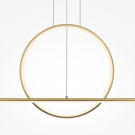 Corp de iluminat suspendat Halo, Aluminiu Alamă, 40W, MAYTONI MOD247PL-L49BSK [4]
