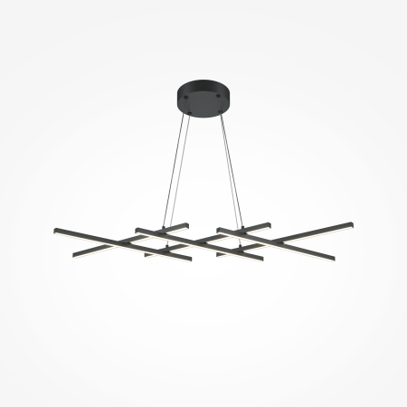 Corp de iluminat suspendat Halo, Aluminiu Negru, 40W, MAYTONI MOD244PL-L50BK [3]