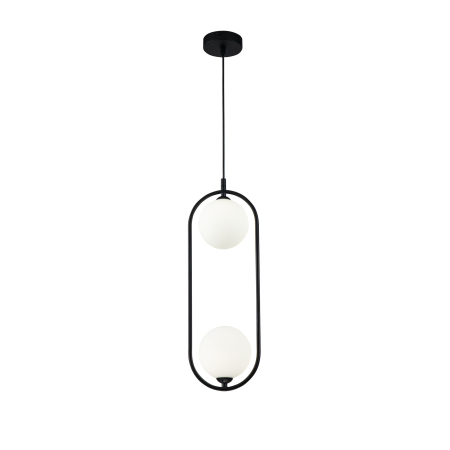 Produse - Corp de iluminat suspendat Inel, Metal Negru, 25W, MAYTONI MOD013PL-02B