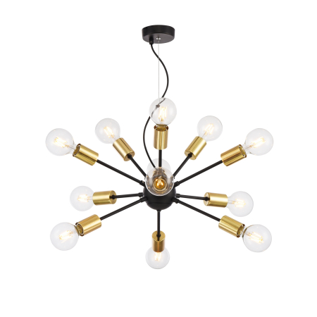 Produse - Corp de iluminat suspendat Jackson, Metal Negru, 7W, MAYTONI T546PL-12B