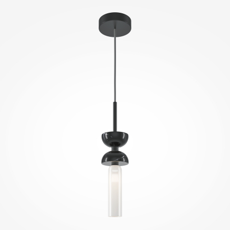 Corp de iluminat suspendat Kyoto, Metal și marmură Negru, 28W, MAYTONI MOD178PL-01B [6]