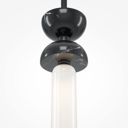 Corp de iluminat suspendat Kyoto, Metal și marmură Negru, 28W, MAYTONI MOD178PL-01B [9]