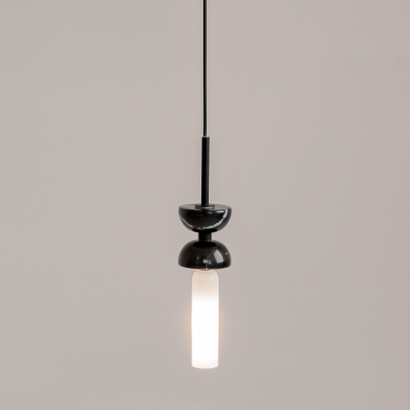 Corp de iluminat suspendat Kyoto, Metal și marmură Negru, 28W, MAYTONI MOD178PL-01B [3]