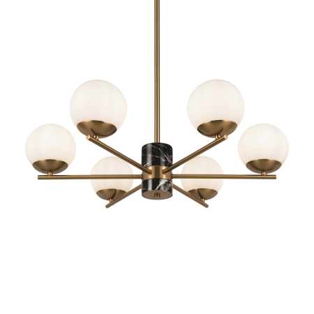 Corp de iluminat suspendat MARBLE, Metal Alamă, 60W, MAYTONI MOD187PL-06BS [3]