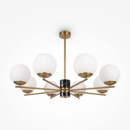 Corp de iluminat suspendat MARBLE, Metal Alamă, 60W, MAYTONI MOD187PL-08BS [3]