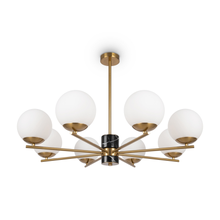 Corp de iluminat suspendat MARBLE, Metal Alamă, 60W, MAYTONI MOD187PL-08BS [2]