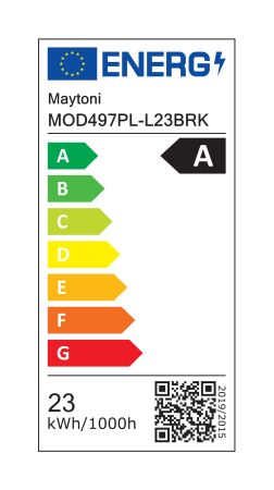 Corp de iluminat suspendat Nuvem Maro Metal 23W MAYTONI MOD497PL-L23BRK [1]