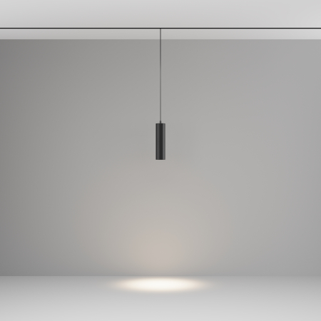 Corp de iluminat suspendat pe șină Focus LED, Aluminiu Negru, 12W, MAYTONI TR041-2-12W4K-B [7]