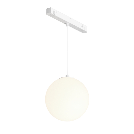 Produse - Corp de iluminat suspendat pe șină Lună, Sticlă Alb, 5W, MAYTONI TR039-2-5W4K-W-1