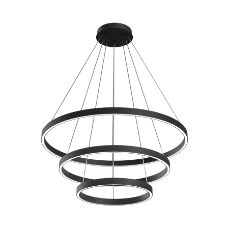 Promotii - Corp de iluminat suspendat Rim, Aluminiu Negru, 115W, MAYTONI MOD058PL-L100B4K