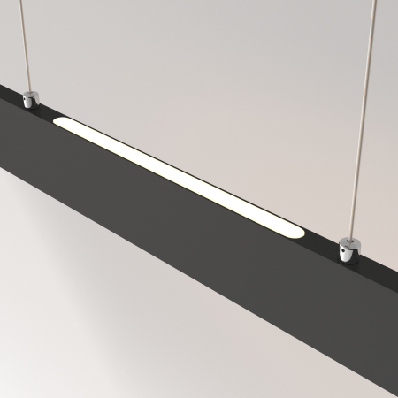 Corp de iluminat suspendat Step, Metal Negru, 23W, Maytoni P010PL-L30B [3]