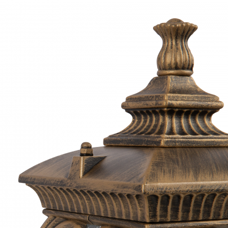 Stalp pentru exterior Fleur O414FL-01GB, 1xE27, bronz+transparent, IP44, Maytoni [2]
