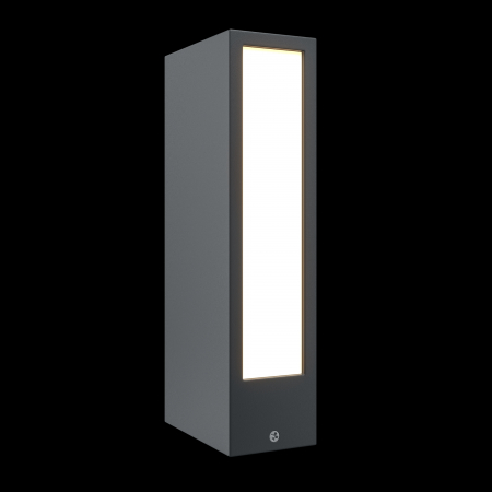 Stalp pentru exterior LED Hof O422FL-L6GF, 6W, 200lm, lumina calda, IP65, grafit, Maytoni [1]