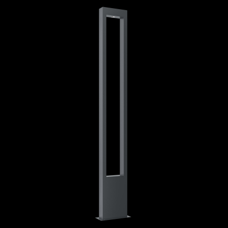 Iluminat exterior/gradina - Stalp pentru exterior LED Bonn O425FL-L20GF, 20W, 1000lm, lumina calda, IP65, grafit, Maytoni