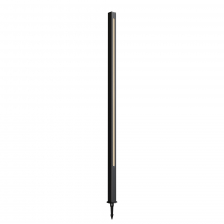 Produse - Stalp pentru exterior LED Pole O440FL-L12GF3K, 12W, 600lm, lumina calda, IP65, grafit, Maytoni