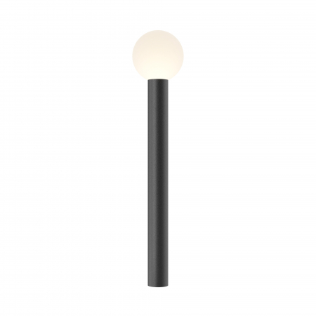 Iluminat exterior/gradina - Stalp pentru exterior Bold O598FL-01B, 1xE27, negru+alb, IP54, Maytoni
