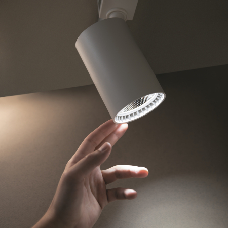 Spot LED pe Sina 15W, Maytoni Vuoro, 1600lm, Lumina Calda (3000K), Alb [1]