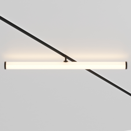 Spoturi si becuri - Corpuri de iluminat pentru sine LARC Negru 3000k TR086-2-25W3K-B Maytoni Technical