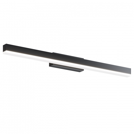 Aplica LED Fichte MIR012WL-L14B4K, 14W, 950lm, lumina neutra, IP20, neagra, Maytoni [1]