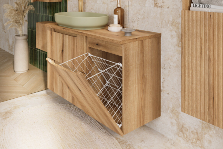 Corp lateral 40 cm cu coș de rufe Nova Coast Evoke Stejar Coast Evoke NOVA COAST EVOKE 81-40-39-1DK COMAD [5]