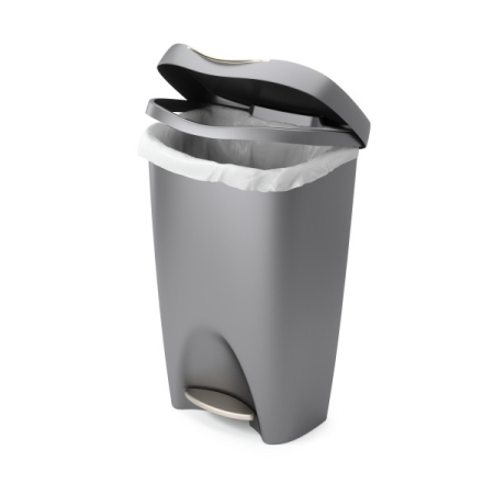 Coș de Gunoi Brim, Polipropilenă Reciclată Gri Satinat - Umbra [4]