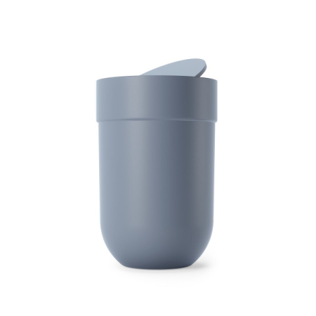 Coș de Gunoi Touch 19x19x30 cm, Materiale Provenite din Reciclare Albastru Mat - Umbra [1]
