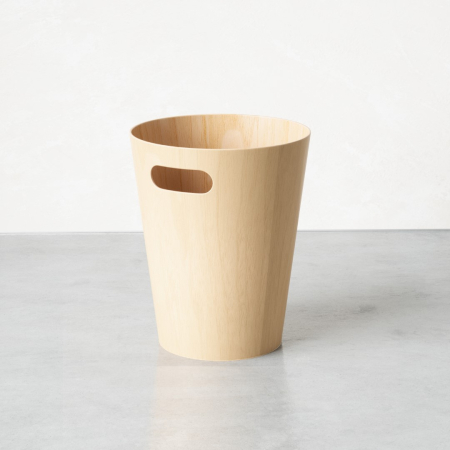 Coș de Gunoi Woodrow - Natural din Lemn Natural, 23x23x28cm, Umbra 082780-390 [4]