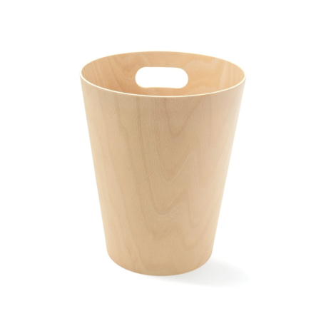 Coș de Gunoi Woodrow - Natural din Lemn Natural, 23x23x28cm, Umbra 082780-390 [1]