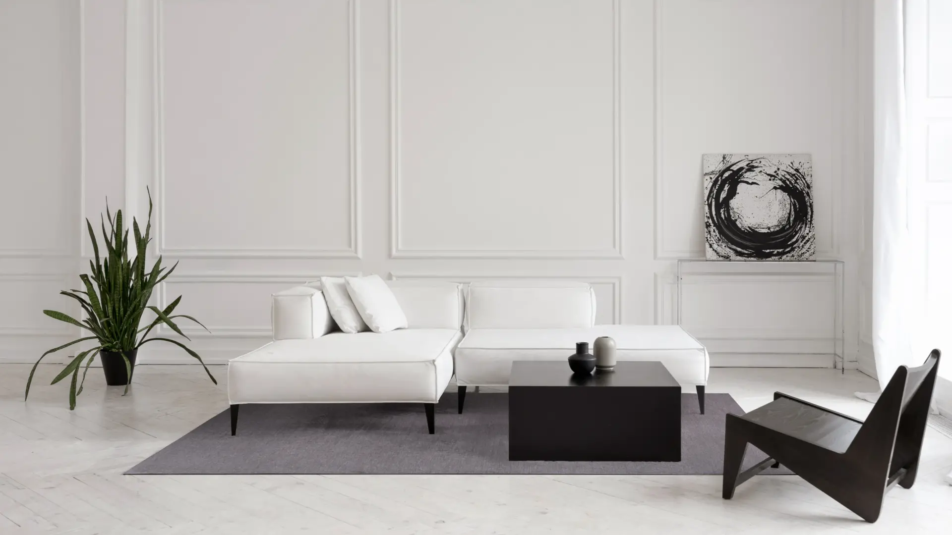 Covoare Living - Covor living / dormitor Basic Gray (160x230 cm/200x300 cm) Carpet Decor