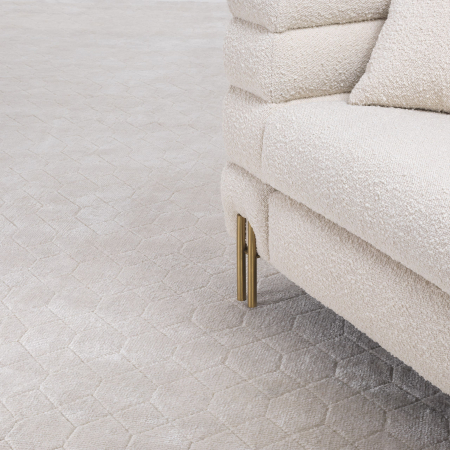 Covoare Living - Covor living / dormitor de lux bej Orlando cu model geometric modern 300x200/400 cm | Eichholtz - 113924
