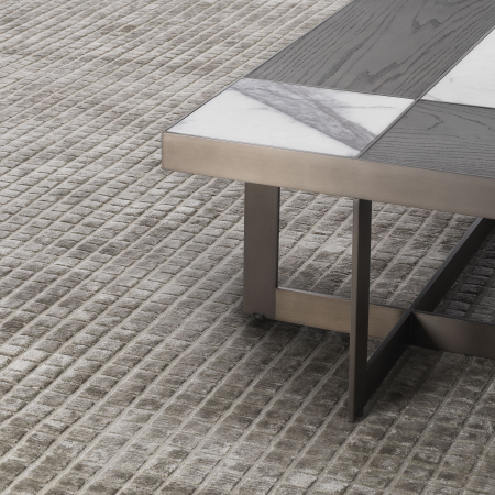 Covoare Living - Covor living / dormitor de lux gri inchis Crown cu model modern patratele 300x200/400 cm | Eichholtz - 113915