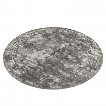 Covoare Living - Covor living / dormitor de lux rotund gri/crem Palazzo Ø 280 cm tesut manual  | Eichholtz - 113179