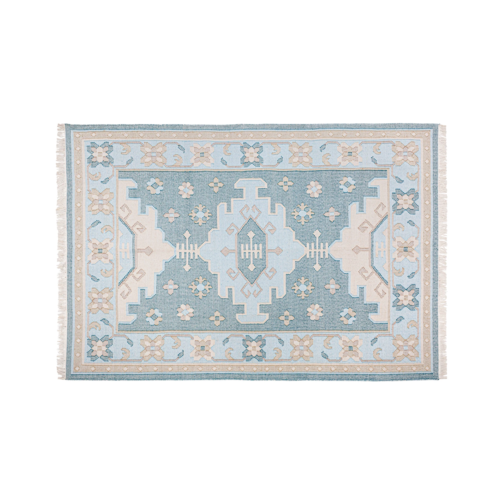 Covor din Pet, Tonuri de Albastru, 340x240 cm, Stil Colonial - VicalHome 34741 [2]
