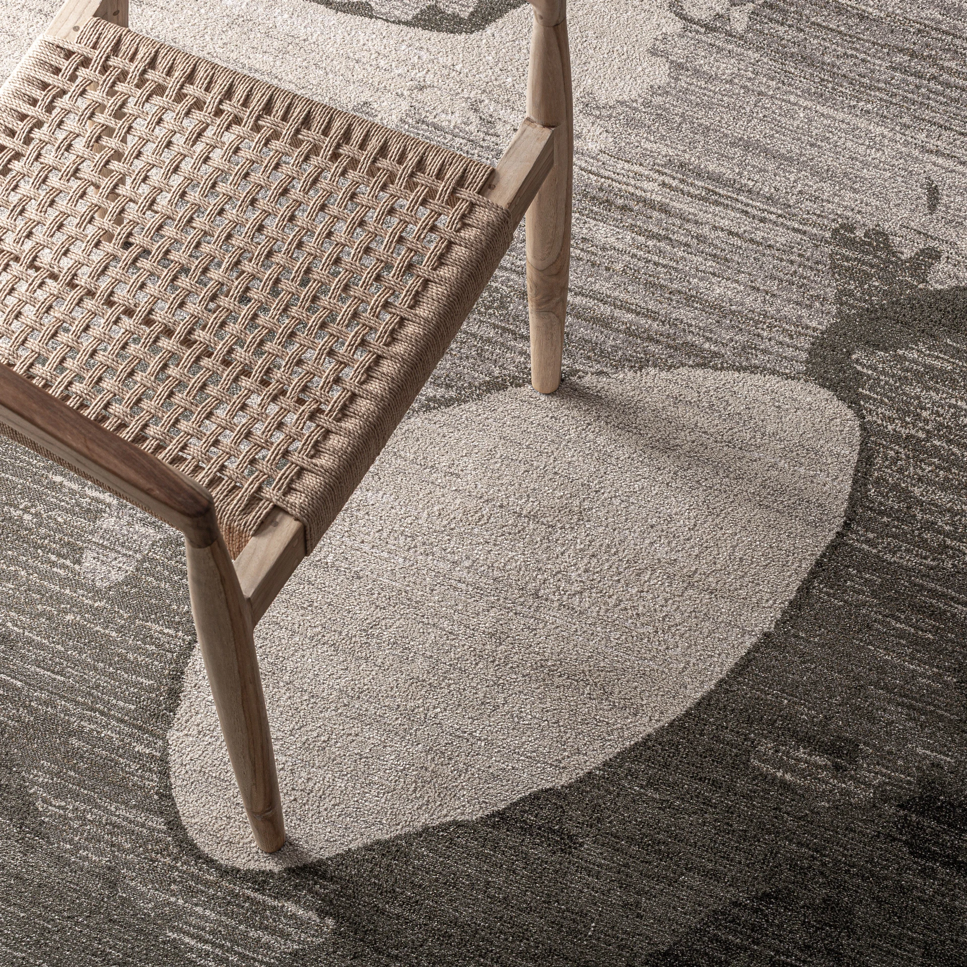 Covor din Poliester, Bej, 240x240 cm, Stil Contemporan - VicalHome 38280 [3]