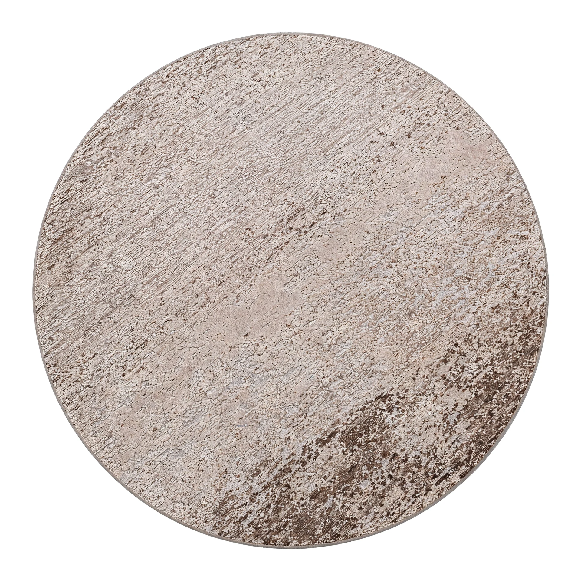 Produse - Covor din Poliester si Vascoza, Tonuri Maronii, 240x240 cm, Stil Contemporan - VicalHome 38278
