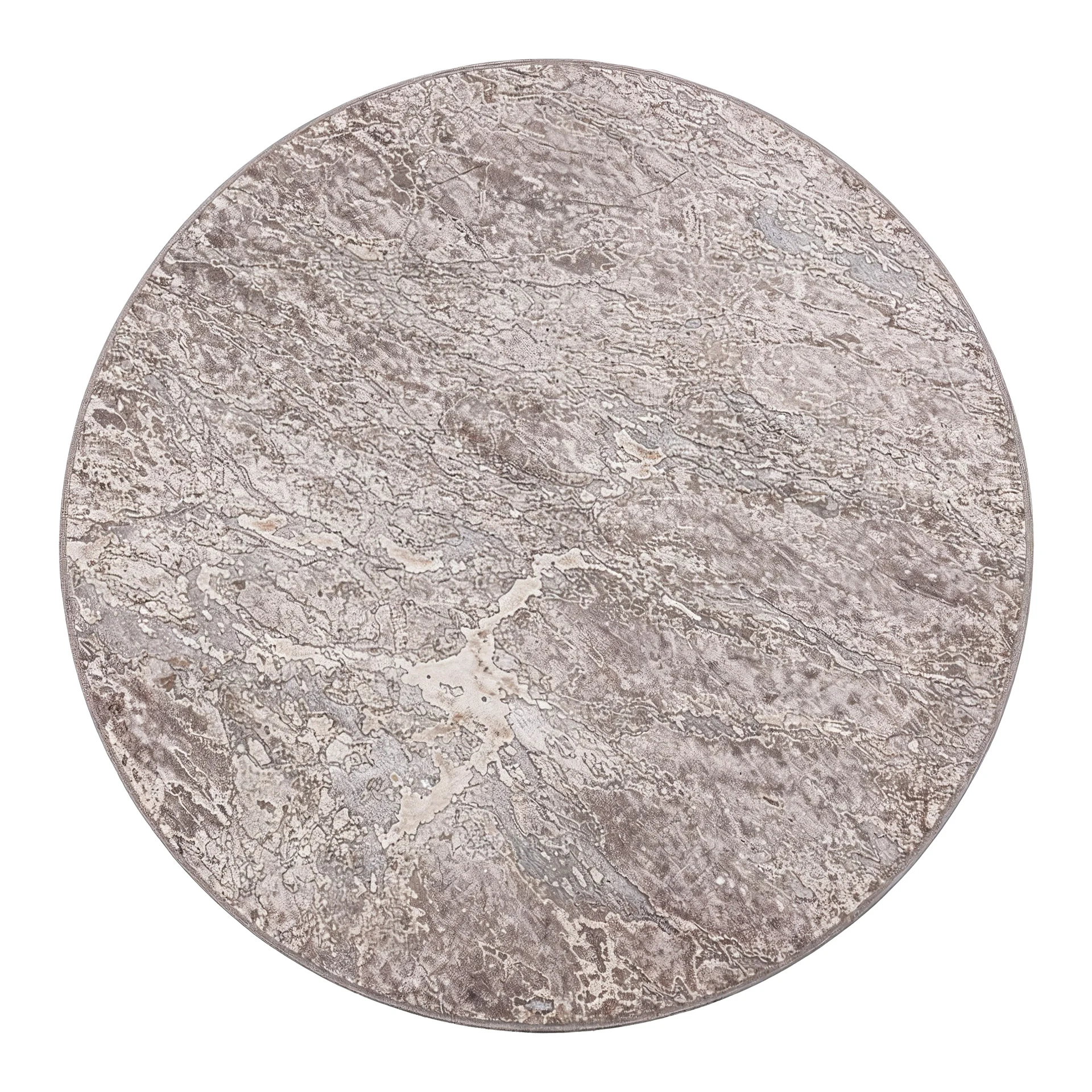 Produse - Covor din Viscoza, Tonuri Maronii, 240x240 cm, Stil Contemporan - VicalHome 38281